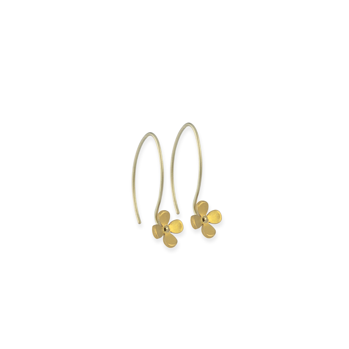 Small Four Petal Flower Hook Drops