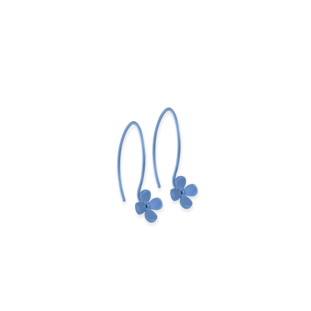 Small Four Petal Flower Hook Drops