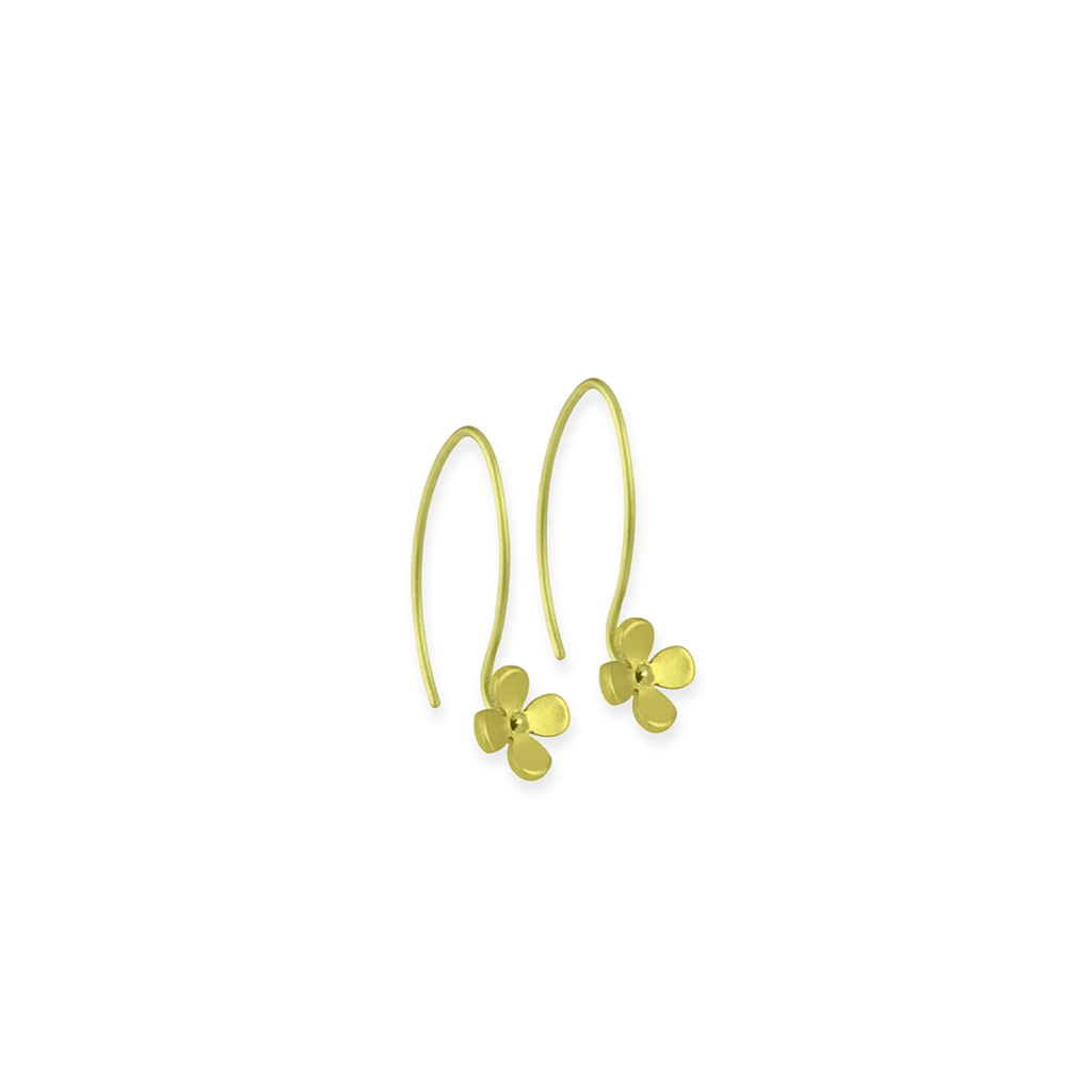 Small Four Petal Flower Hook Drops