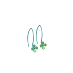 Small Four Petal Flower Hook Drops