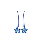 Double Five Petal Flower Drops