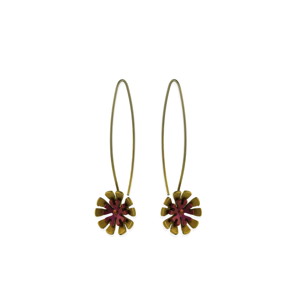 Double Ten Petal Flower Drops