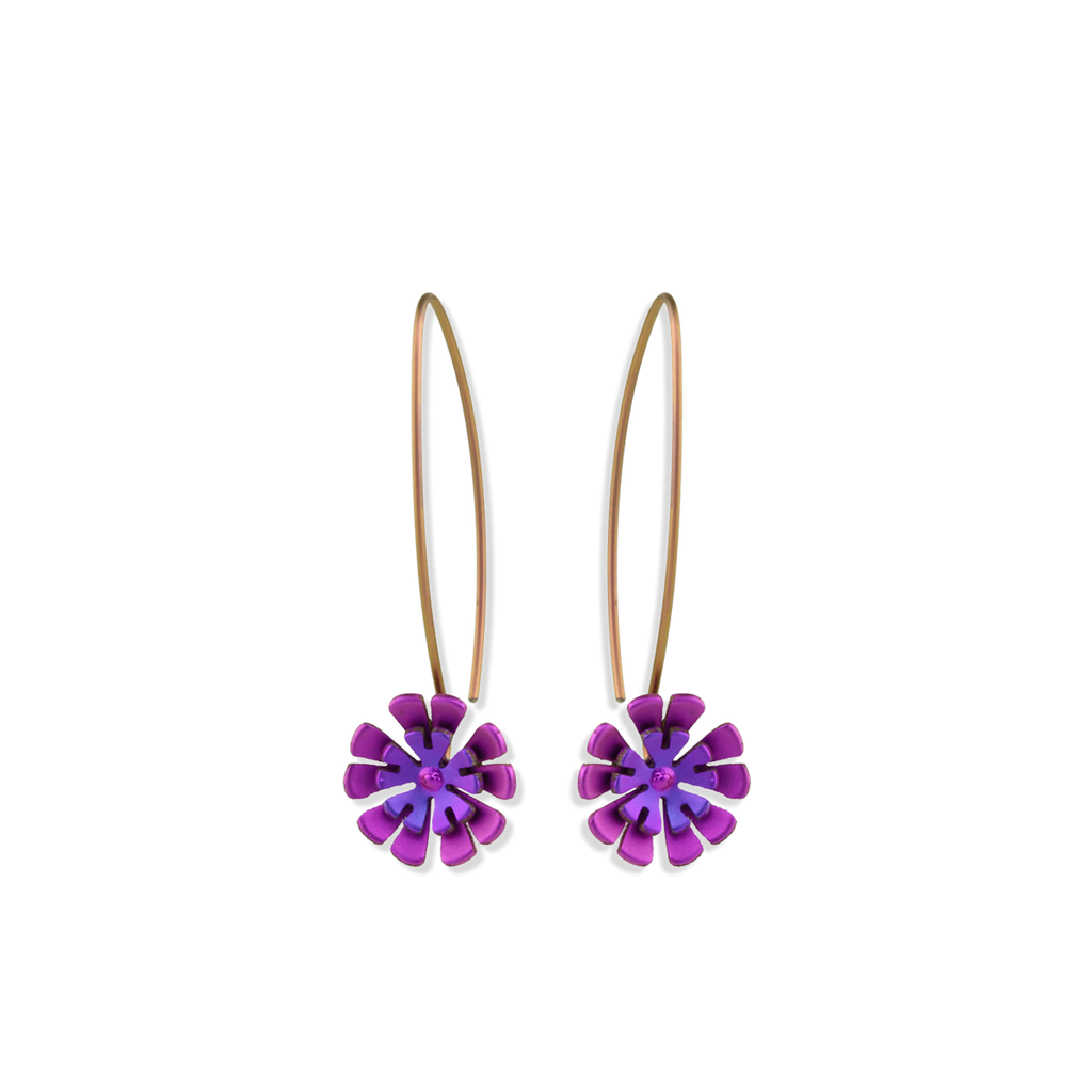 Double Ten Petal Flower Drops