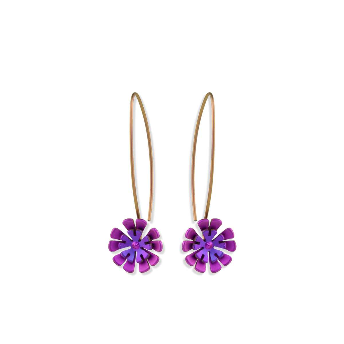 Double Ten Petal Flower Drops