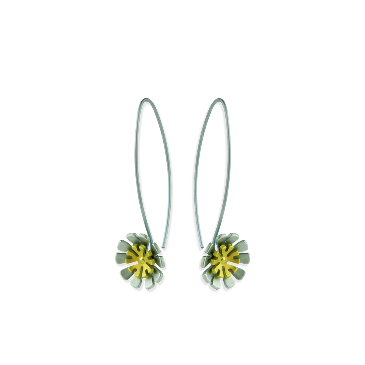 Double Ten Petal Flower Drops