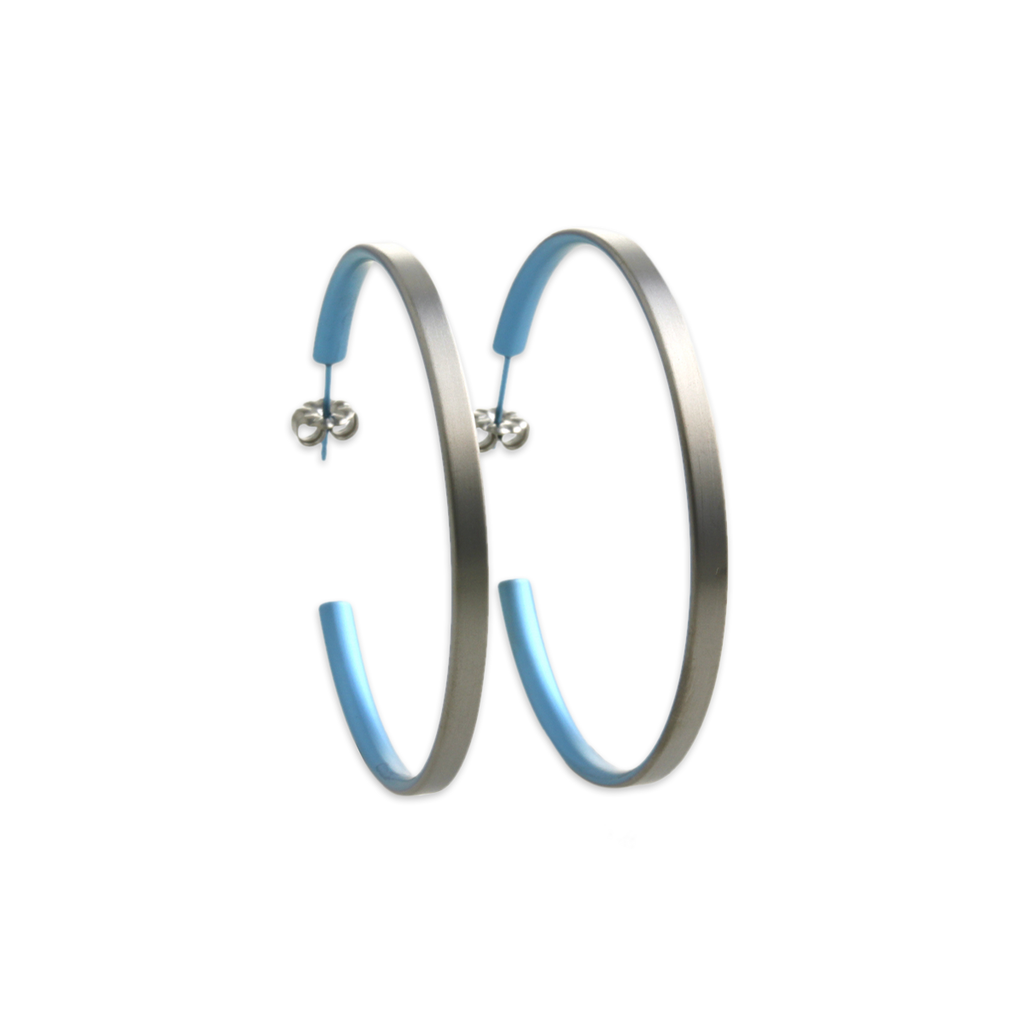 Large Subtle Colour Hoops