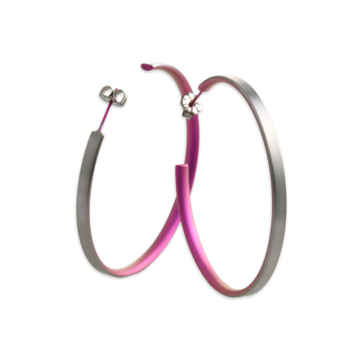 Large Subtle Colour Hoops