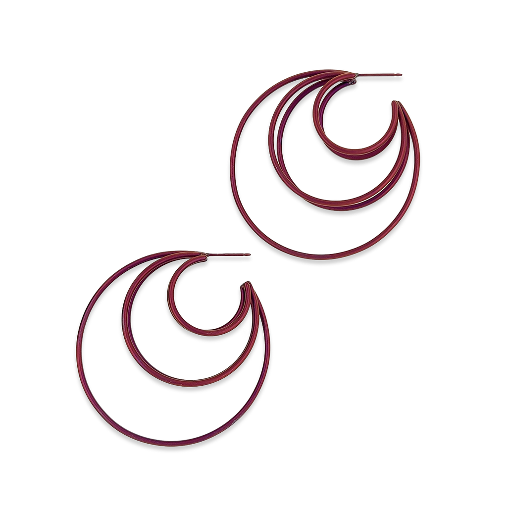 Large Wire Fan Hoops