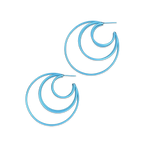 Large Wire Fan Hoops