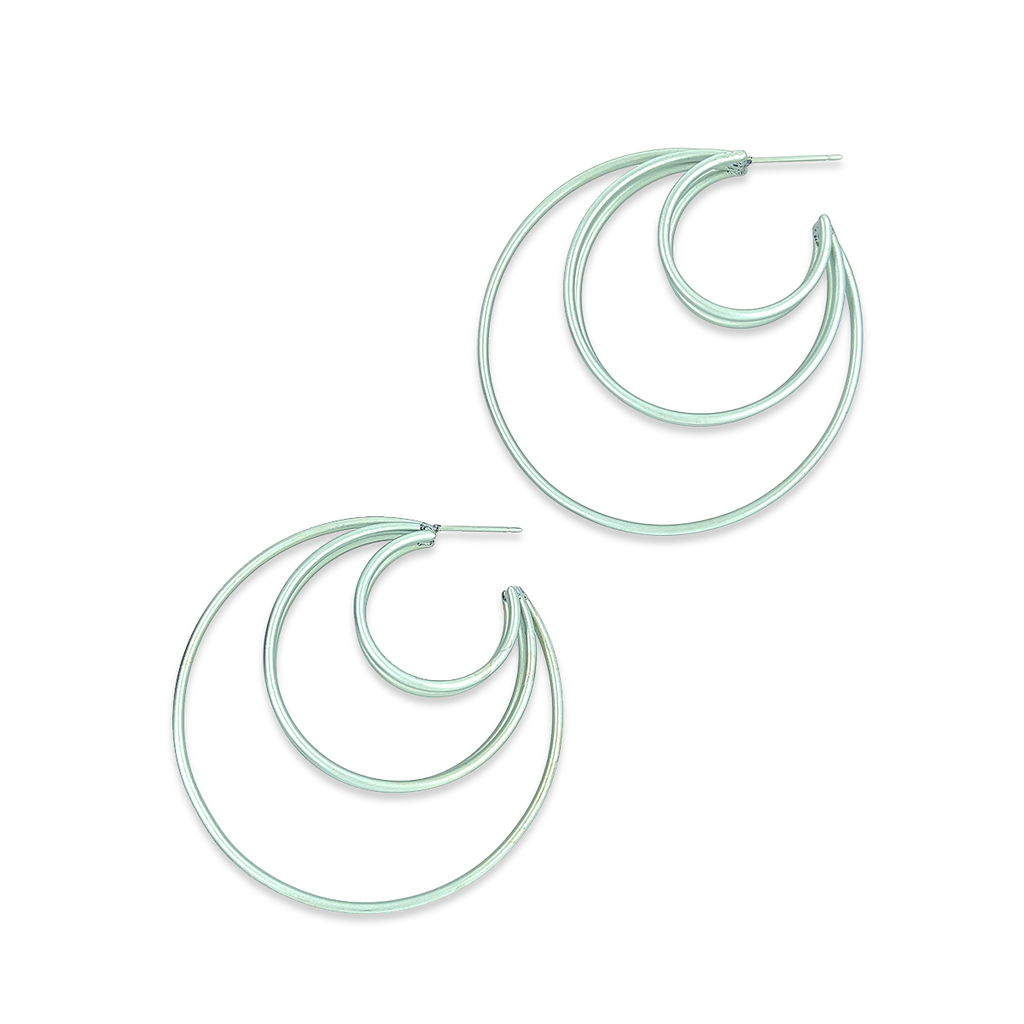 Large Wire Fan Hoops