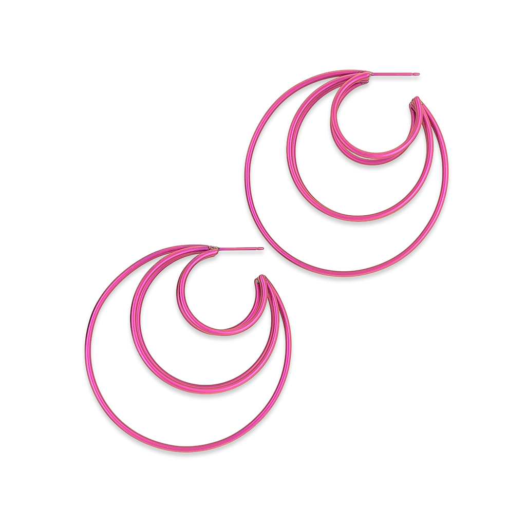 Large Wire Fan Hoops