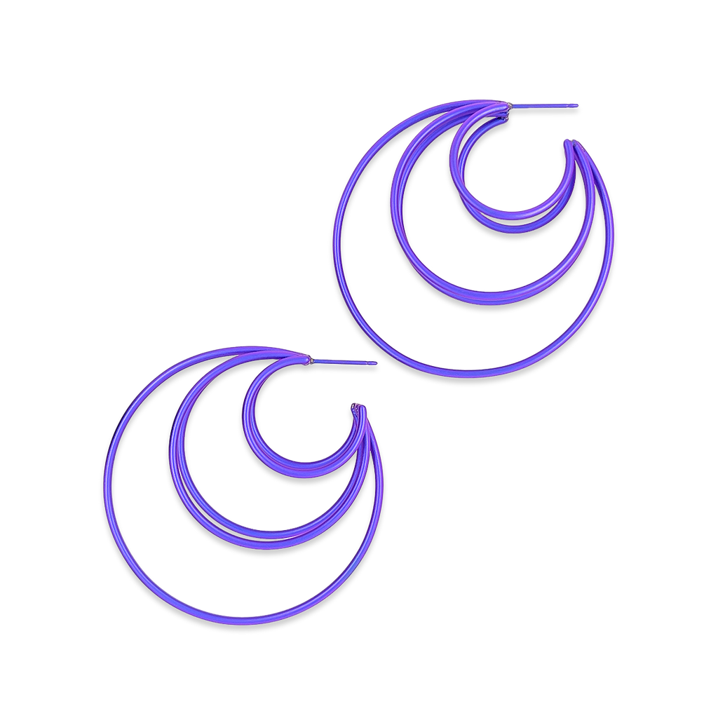 Large Wire Fan Hoops
