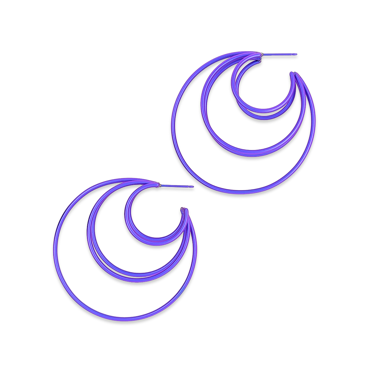 Large Wire Fan Hoops