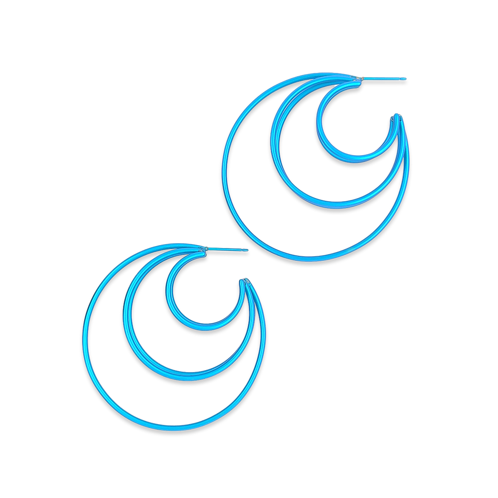 Large Wire Fan Hoops