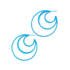 Large Wire Fan Hoops