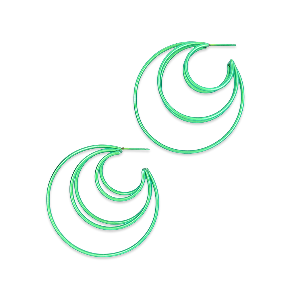 Large Wire Fan Hoops