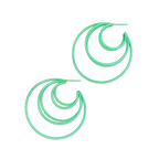 Large Wire Fan Hoops