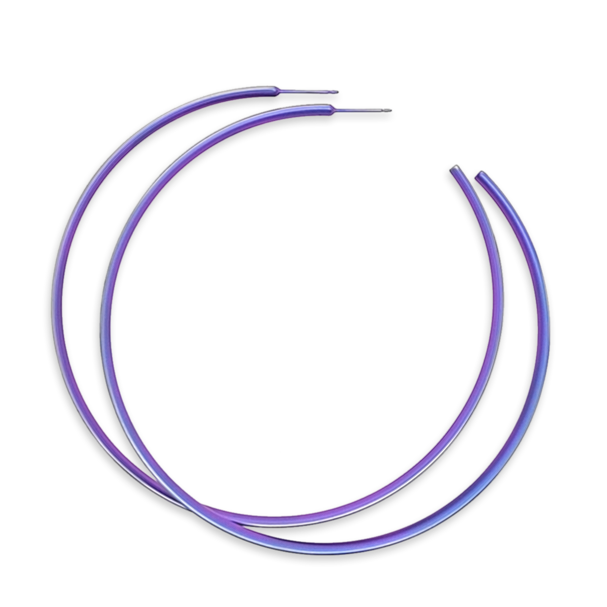 Extra Large Subtle Colour Hoops