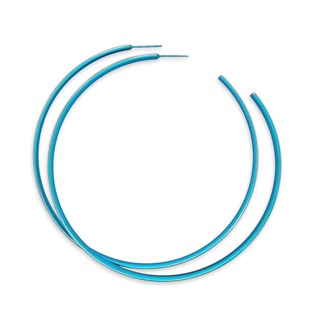 Extra Large Subtle Colour Hoops