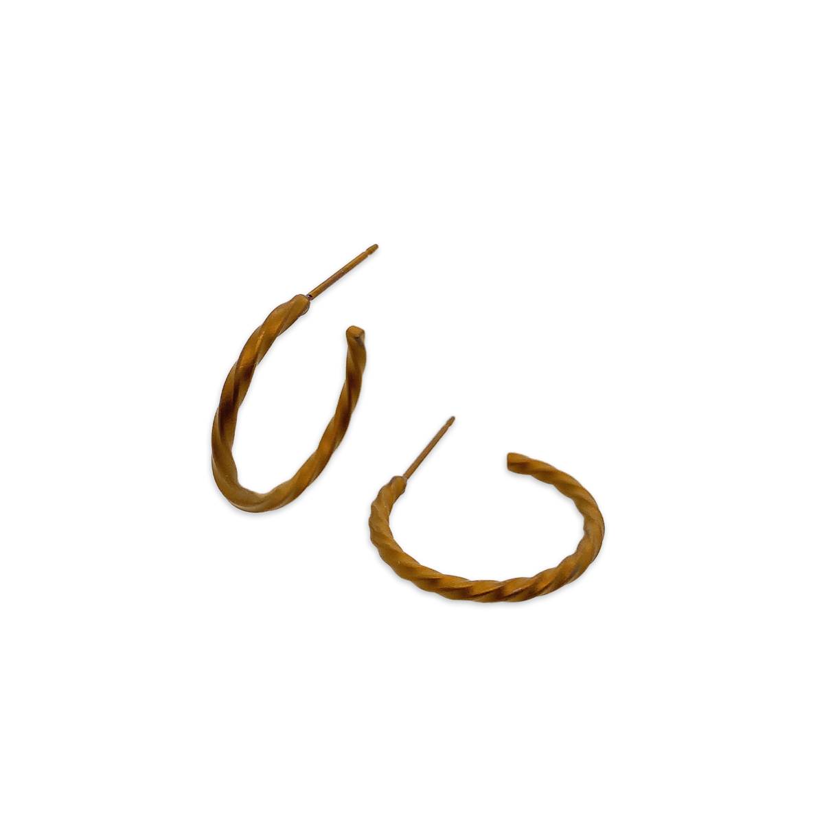 Small 2mm Twisted Hoops