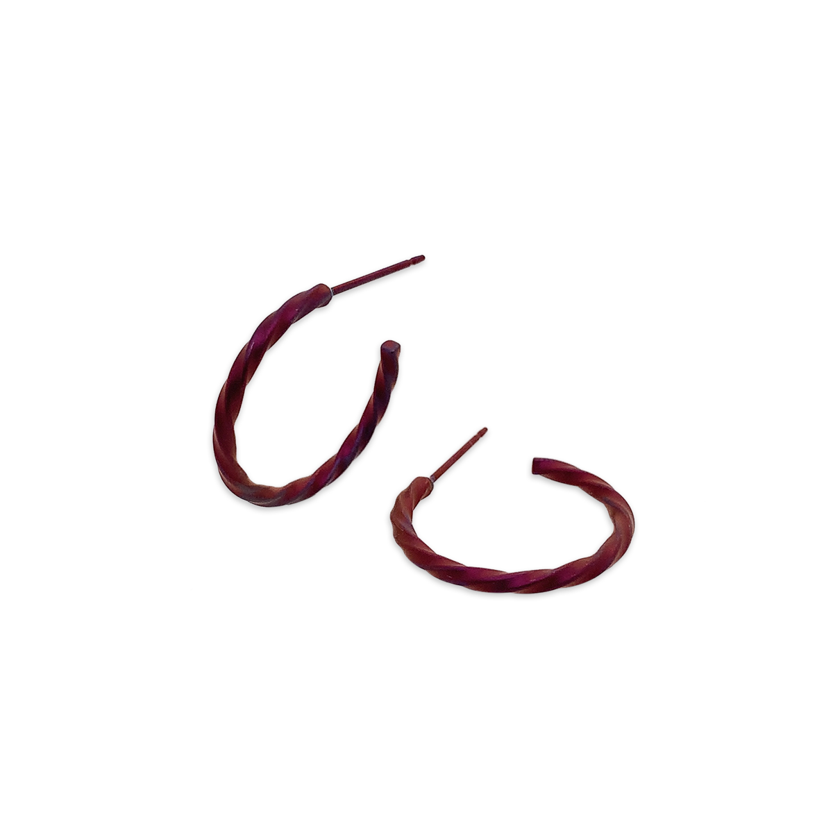 Small 2mm Twisted Hoops