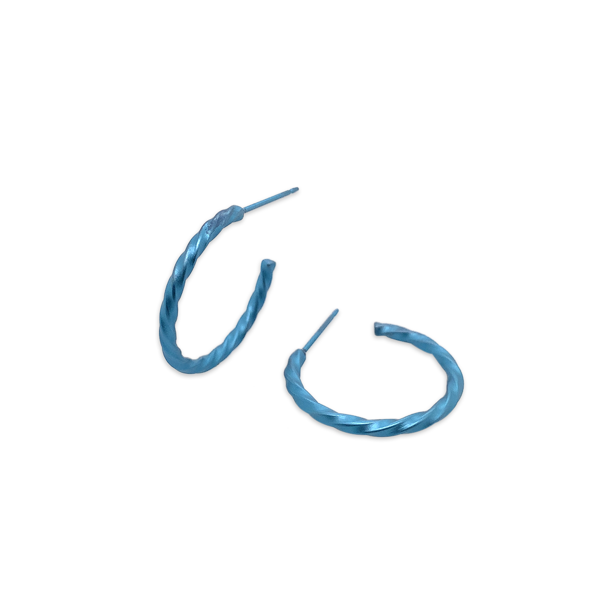Small 2mm Twisted Hoops