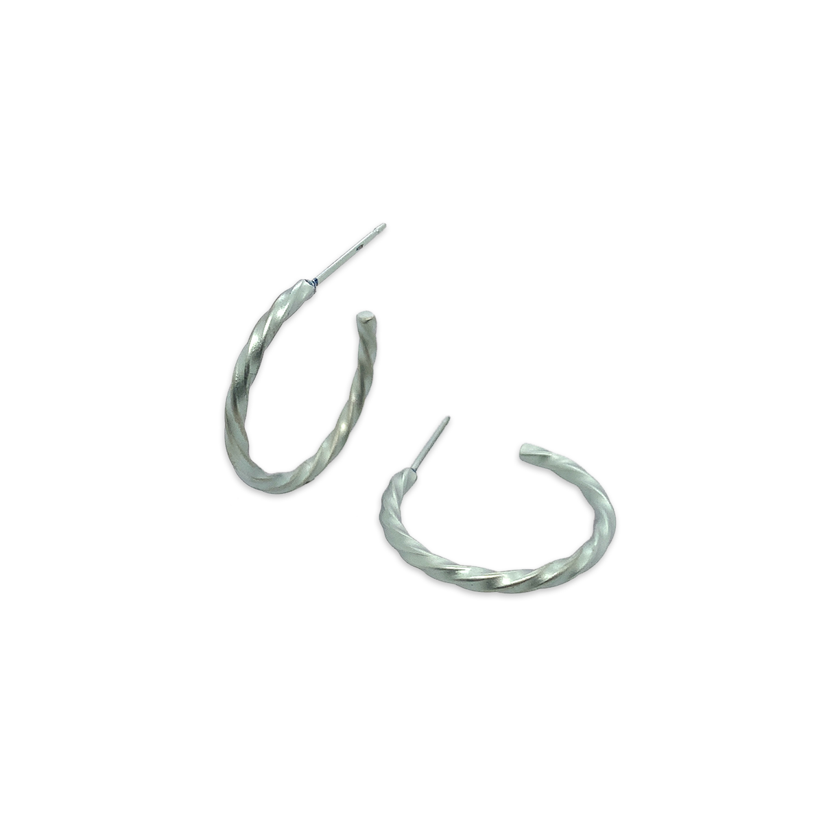 Small 2mm Twisted Hoops