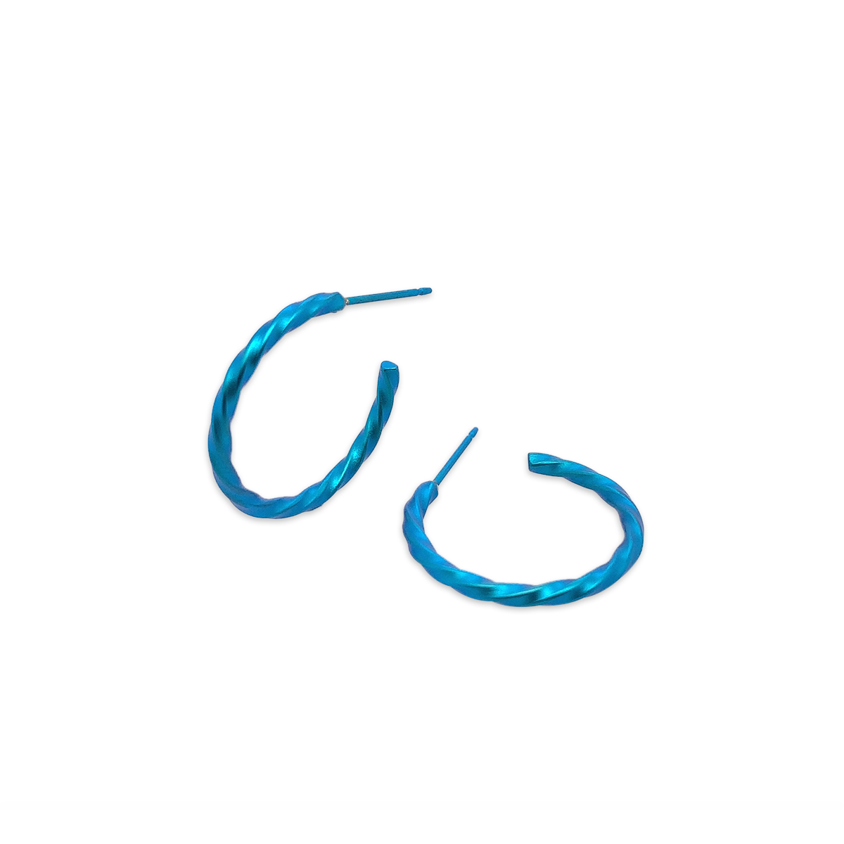 Small 2mm Twisted Hoops