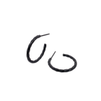 Small 2mm Twisted Hoops