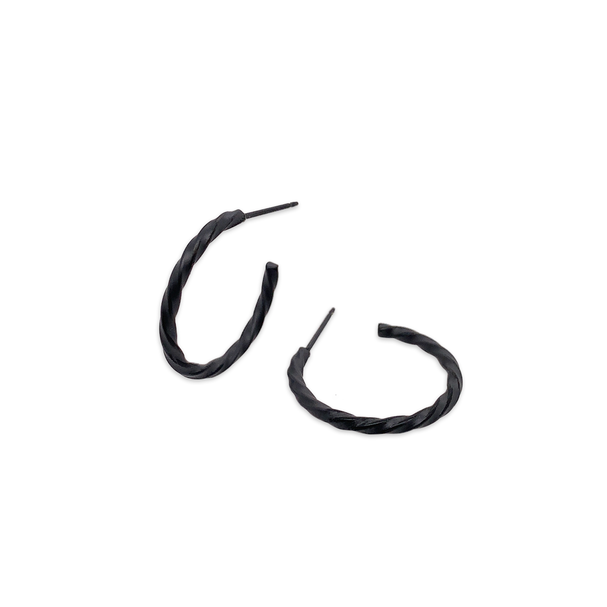 Small 2mm Twisted Hoops