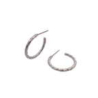 Small 2mm Twisted Hoops