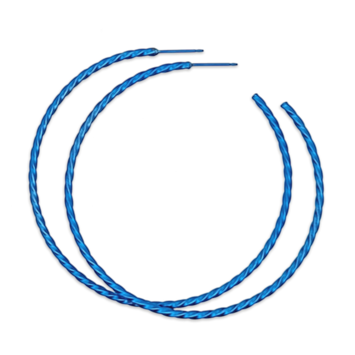 Medium Twisted Hoops