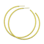 Medium Twisted Hoops