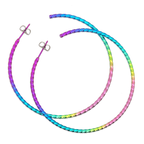 Medium Twisted Hoops