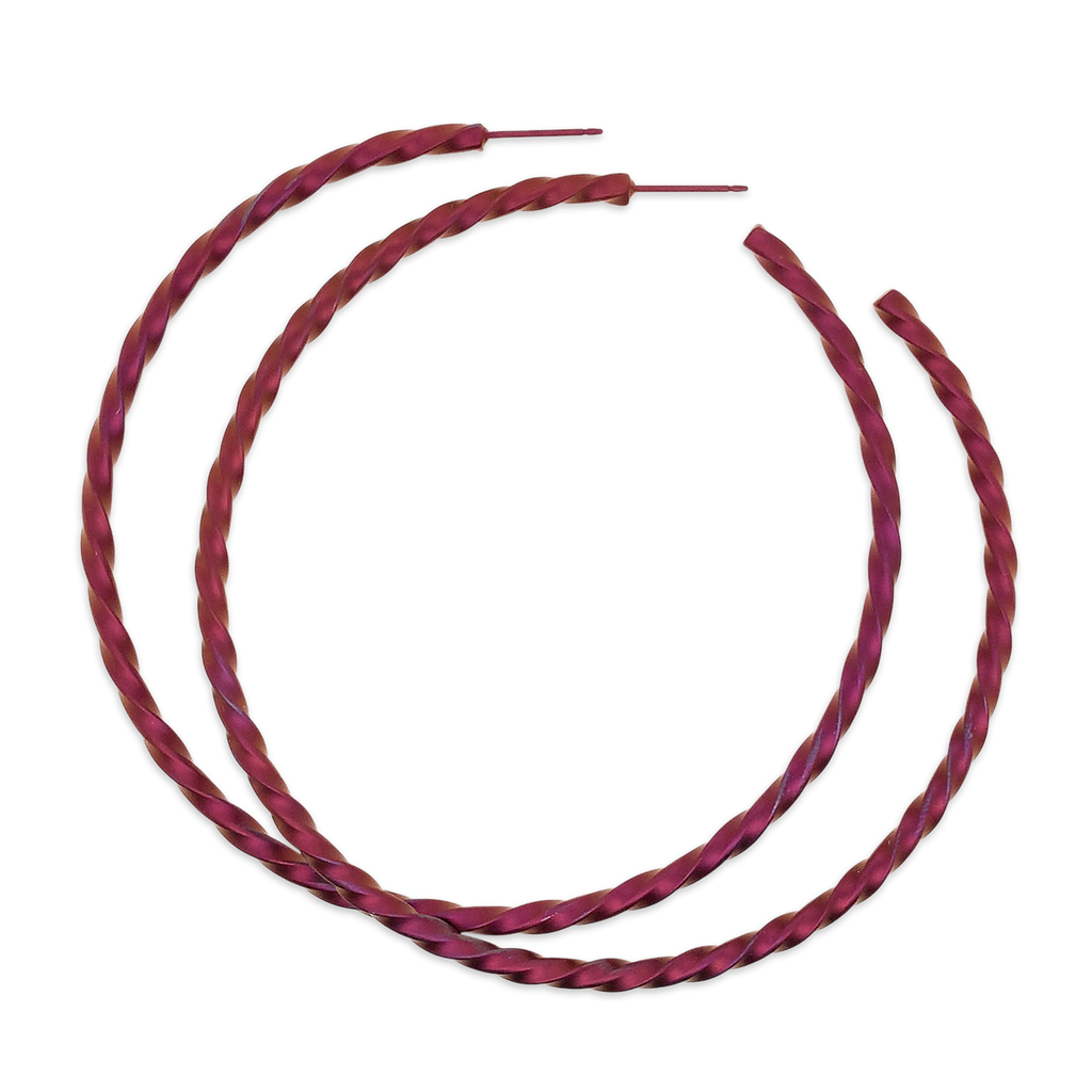 Large Twisted Hoops