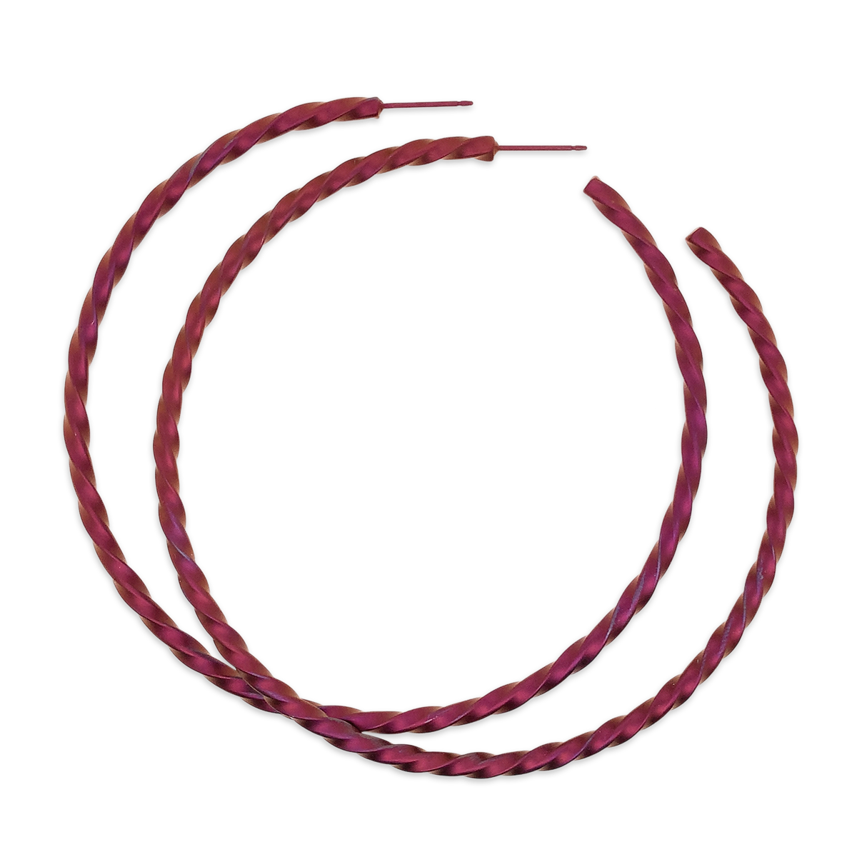 Large Twisted Hoops