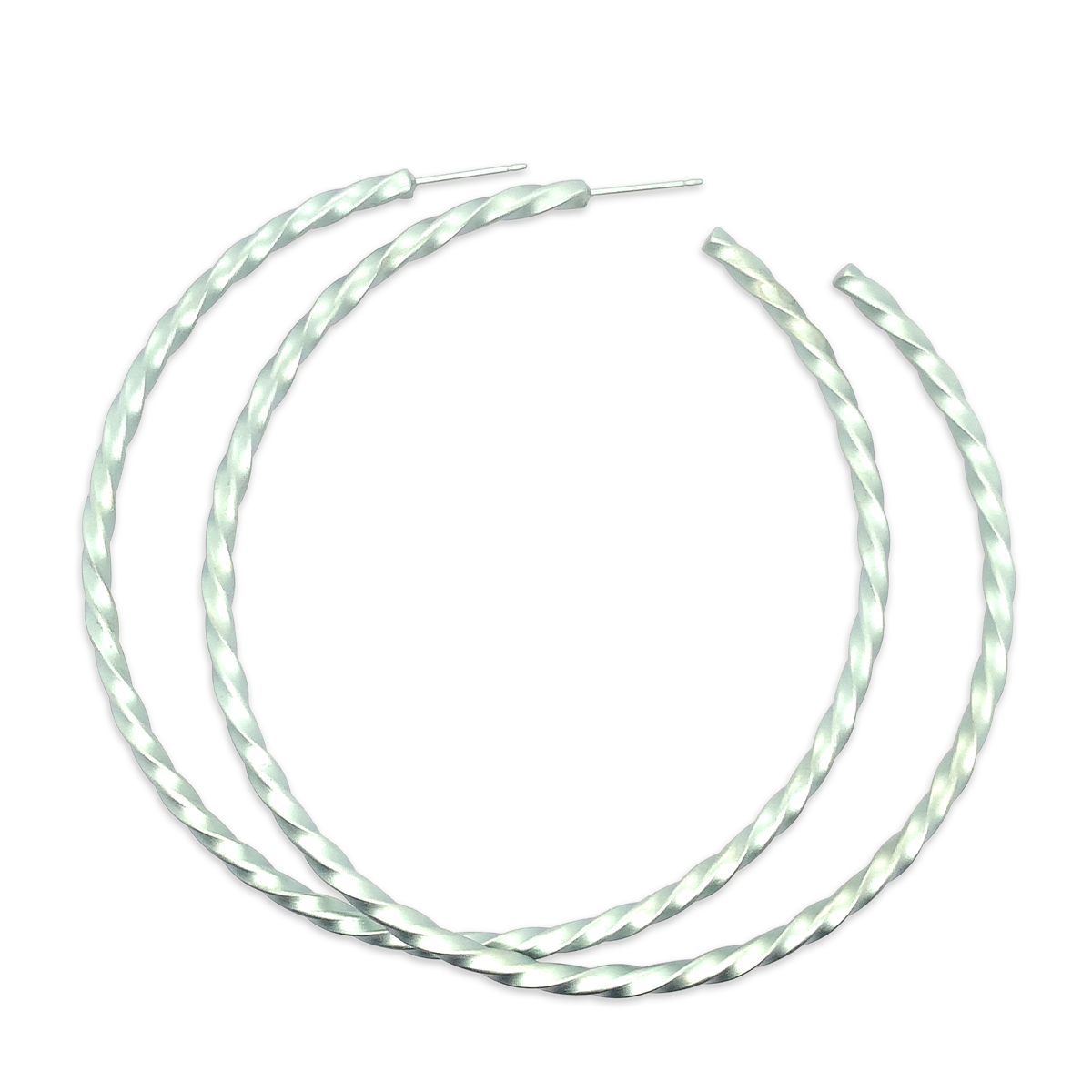 Large Twisted Hoops