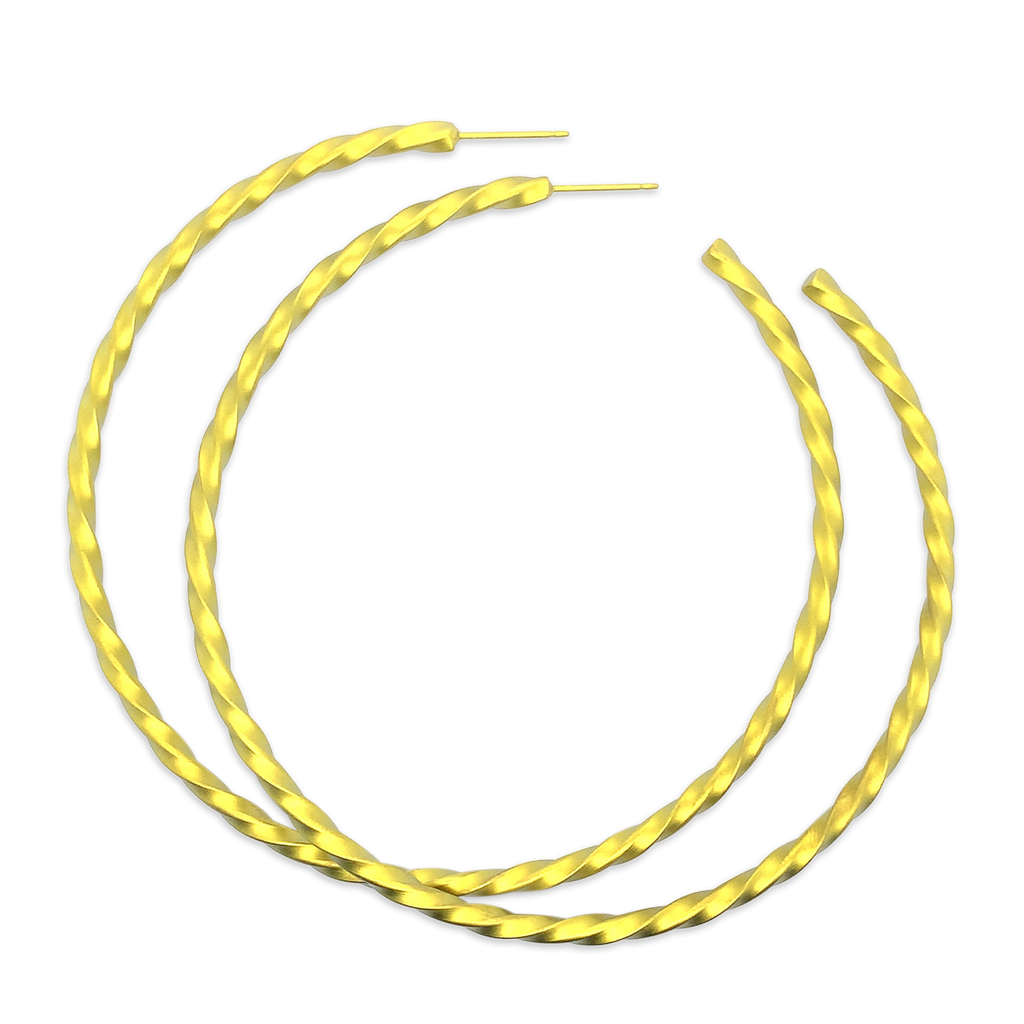 Large Twisted Hoops