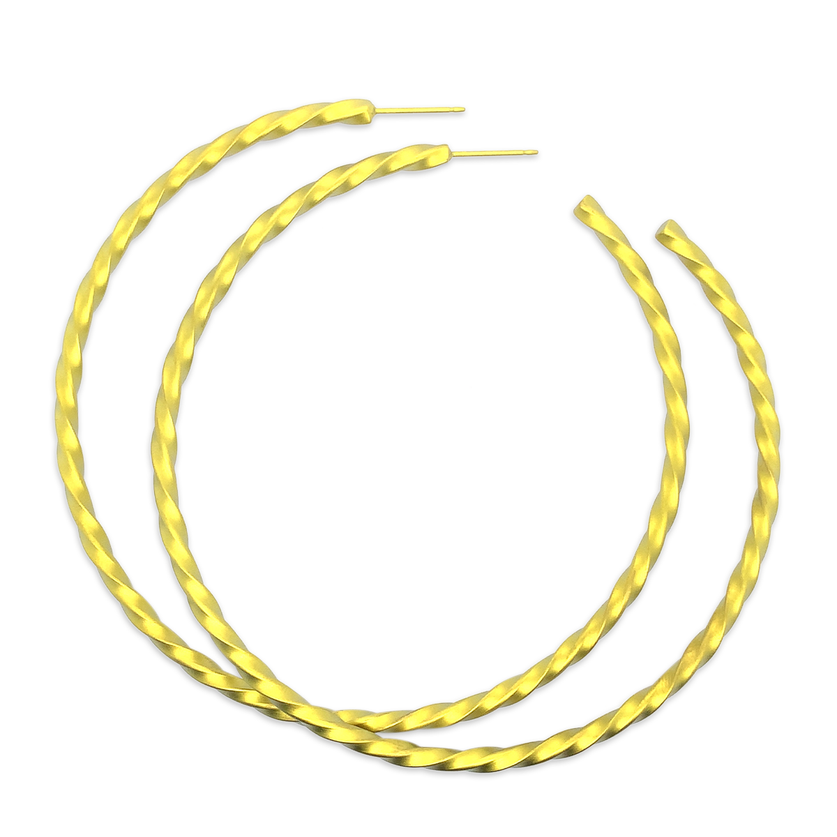 Large Twisted Hoops
