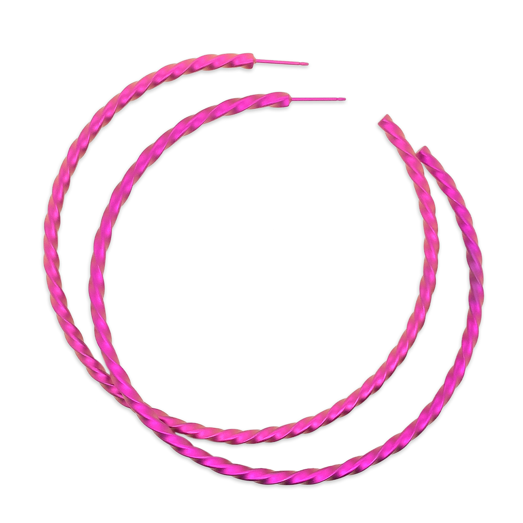 Large Twisted Hoops