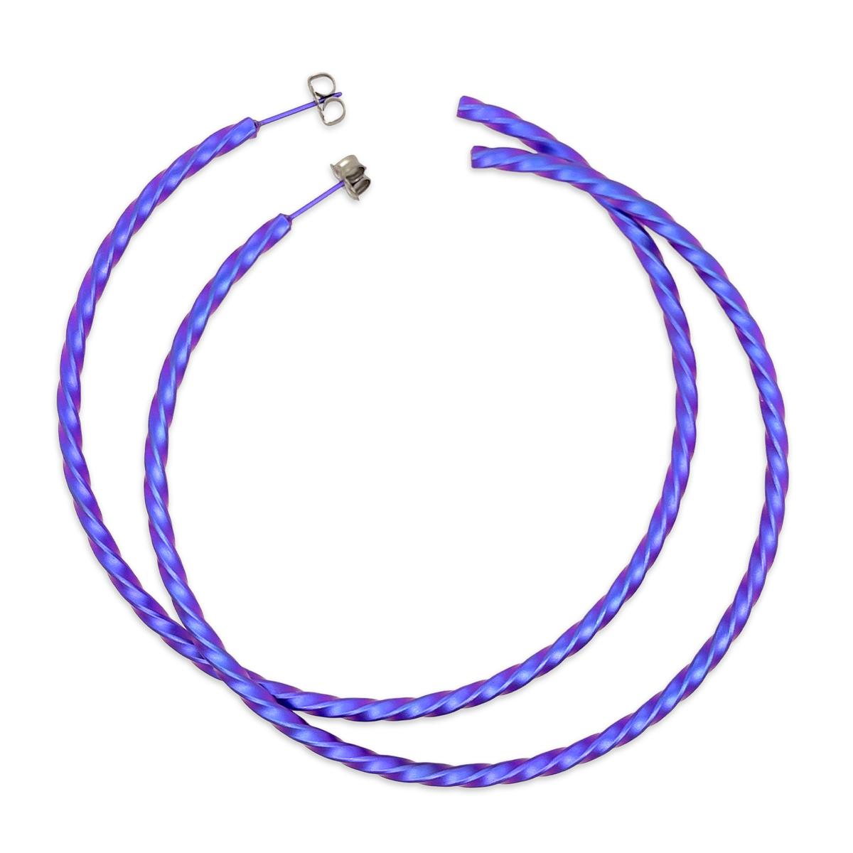 Large Twisted Hoops