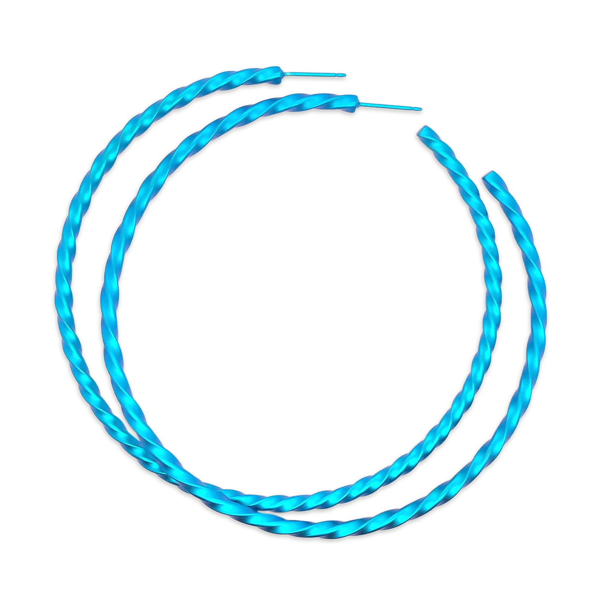 Large Twisted Hoops