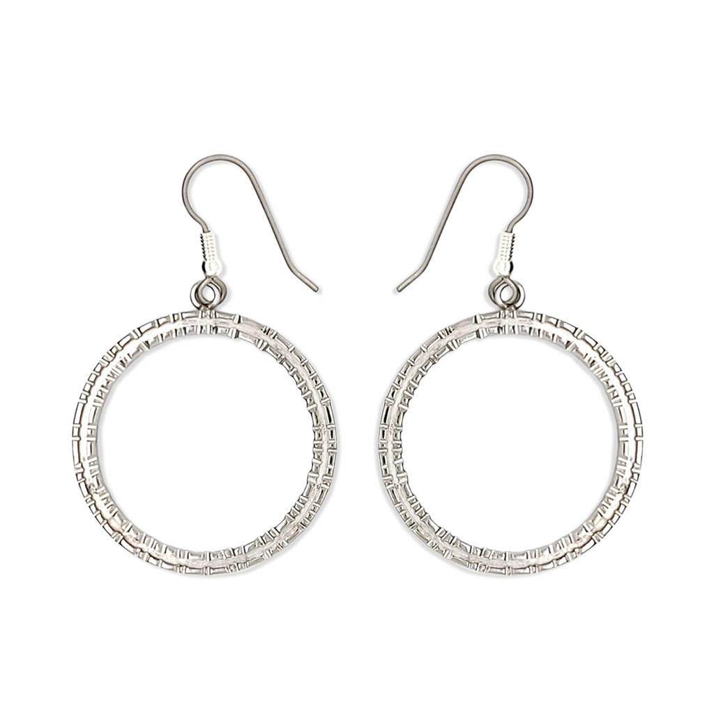 Coastal Edge Large Drop Earrings