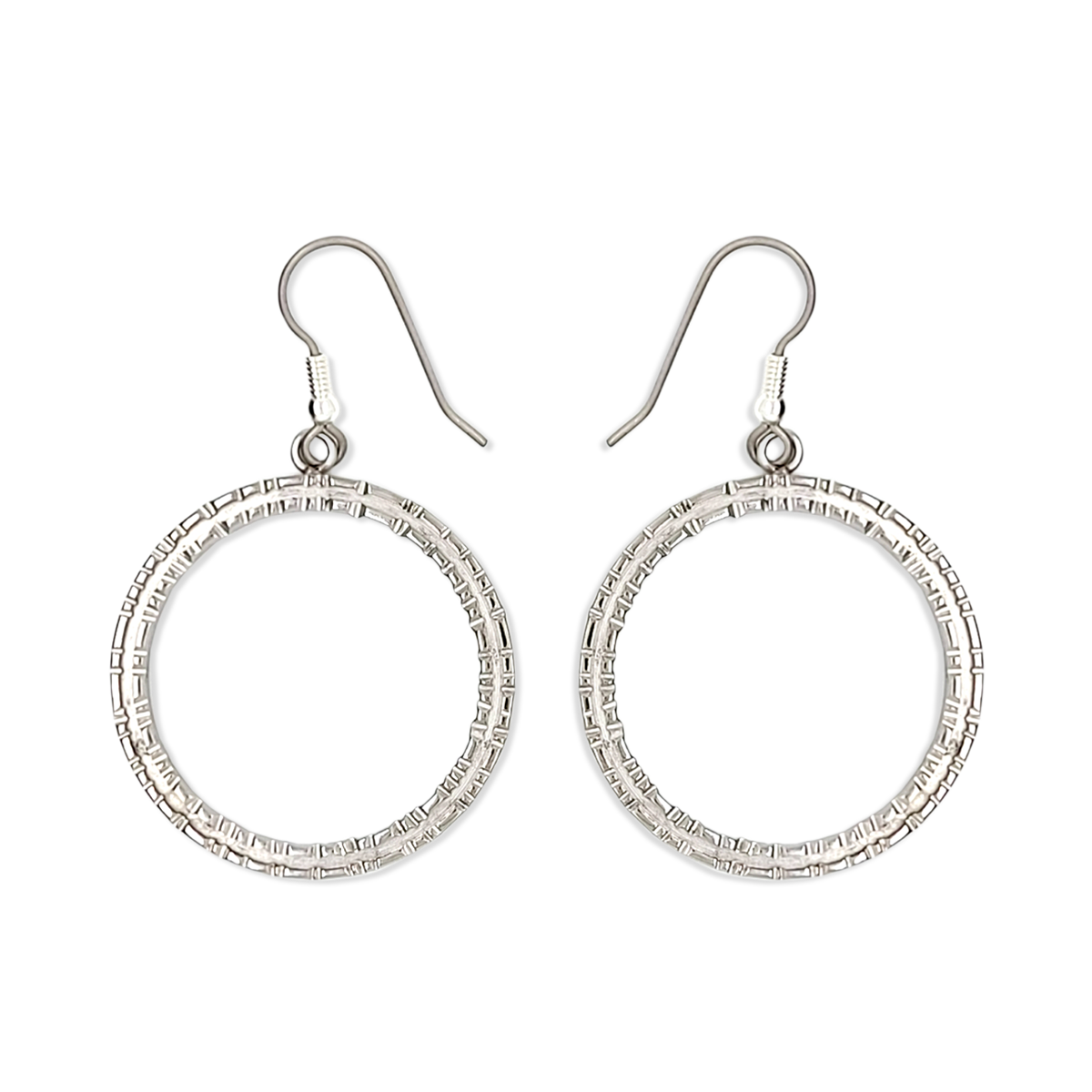 Coastal Edge Large Drop Earrings