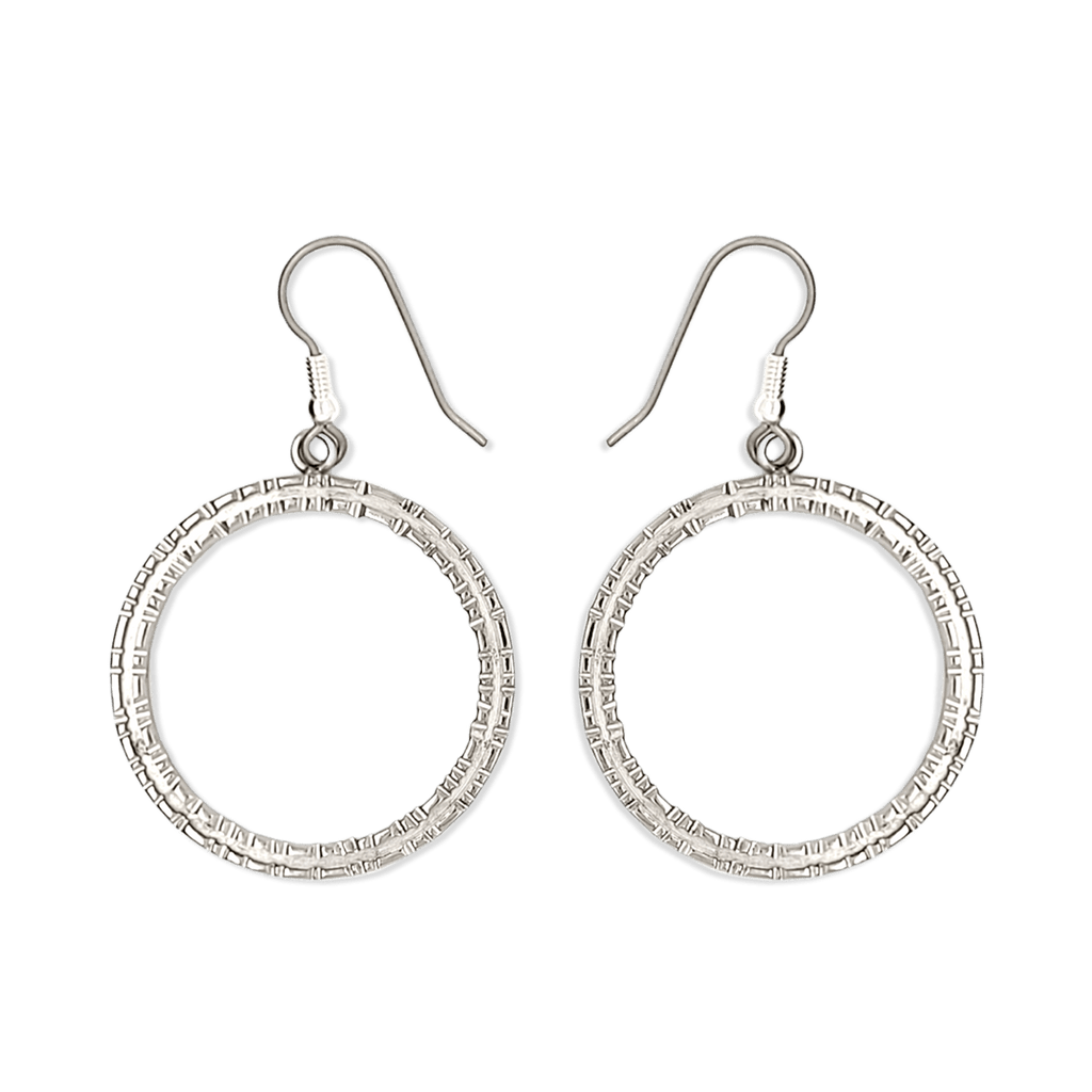 Coastal Edge Large Drop Earrings