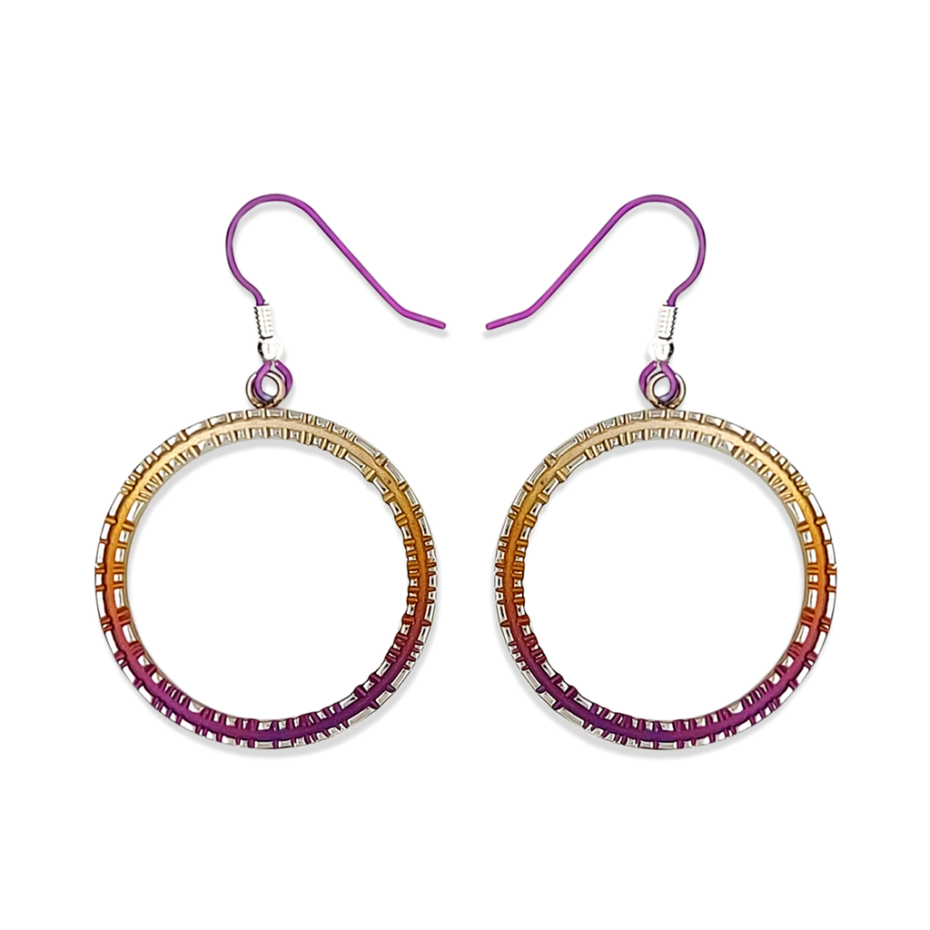 Coastal Edge Large Drop Earrings