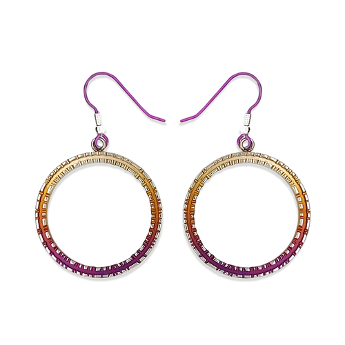 Coastal Edge Large Drop Earrings