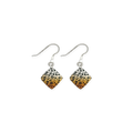 Leopard Print Diamond Drops