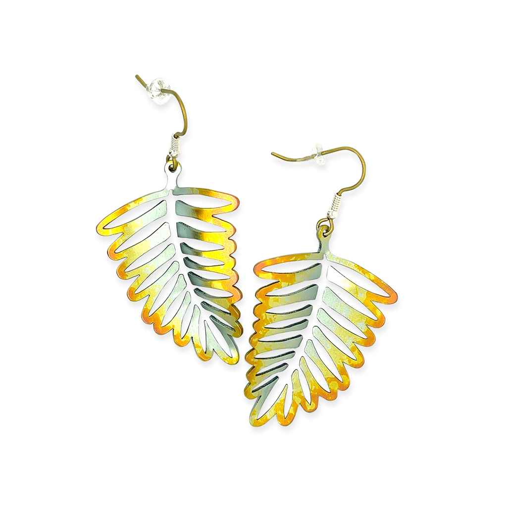 Large Fern Leaf Drops