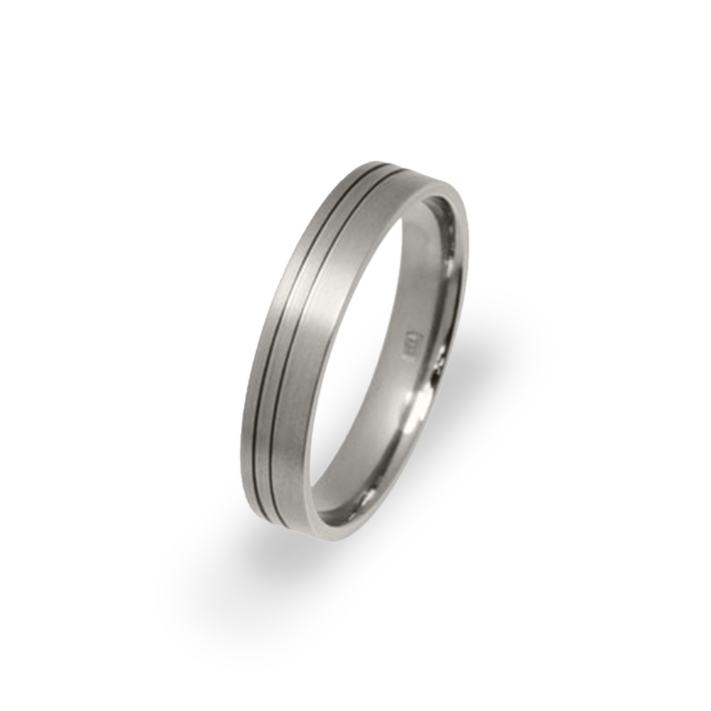 Offset Two Grooved Ring